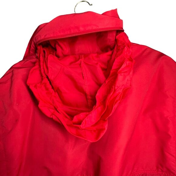 Vintage Nike Pullover Jacket Mens XL Swoosh Windbreaker Fleece Lined 90s Sailing - Picture 6 of 16